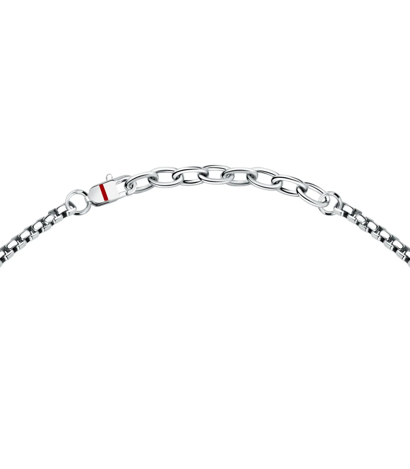 New Stalen halsketting, emaille MARINE Heren Kettingen