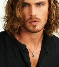 Clearance Stalen halsketting, SPIRIT email Heren Kettingen