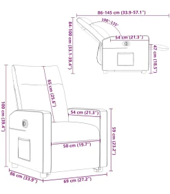 Best Sta-op-stoel elektrisch verstelbaar stof donkergrijs Zetels