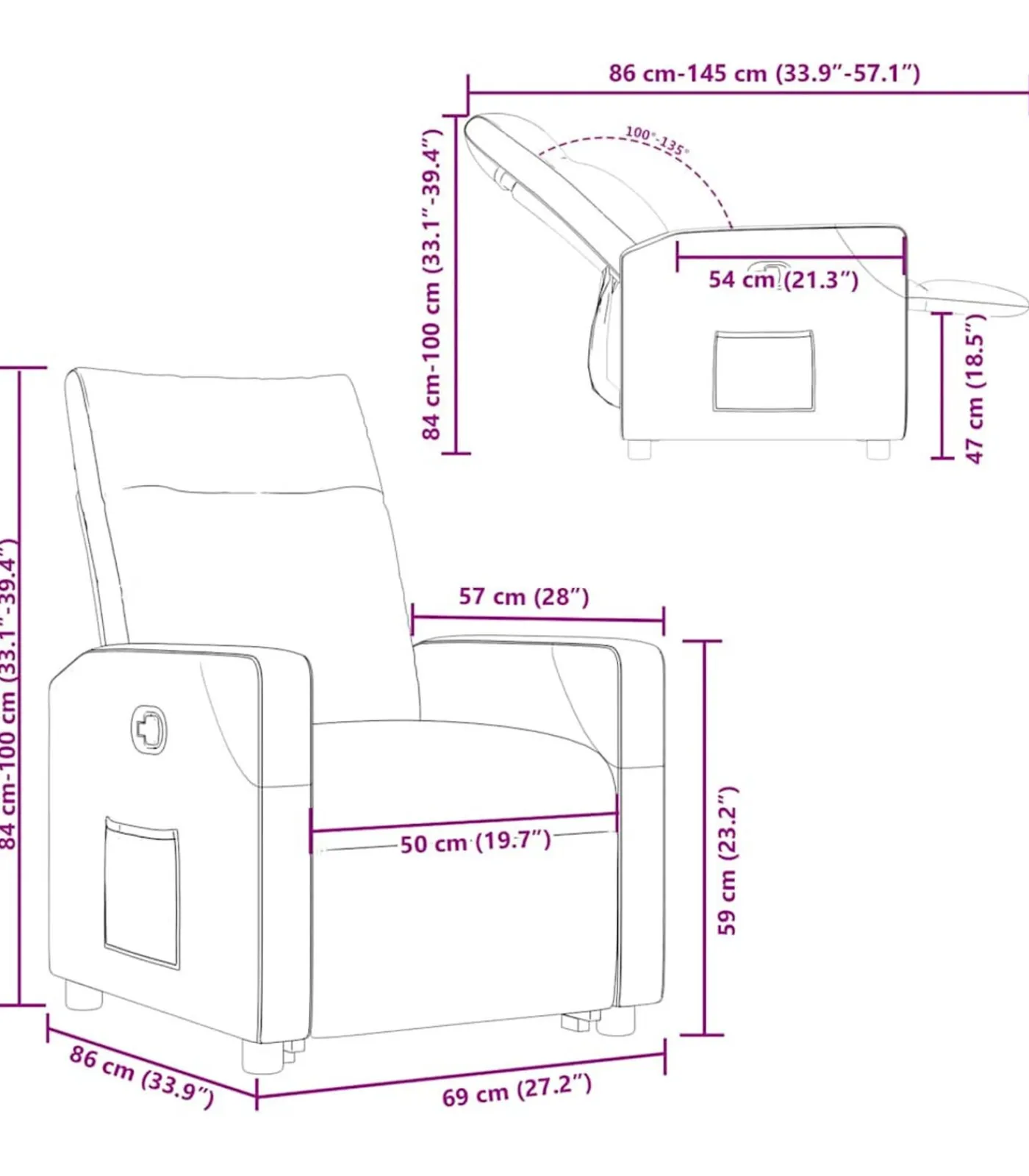 Sale Sta-op-stoel verstelbaar stof taupe Zetels