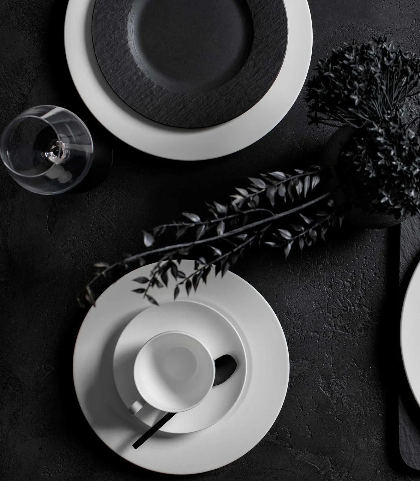 Starter Set 6tlg. EC Manufacture Rock Tafelgerei