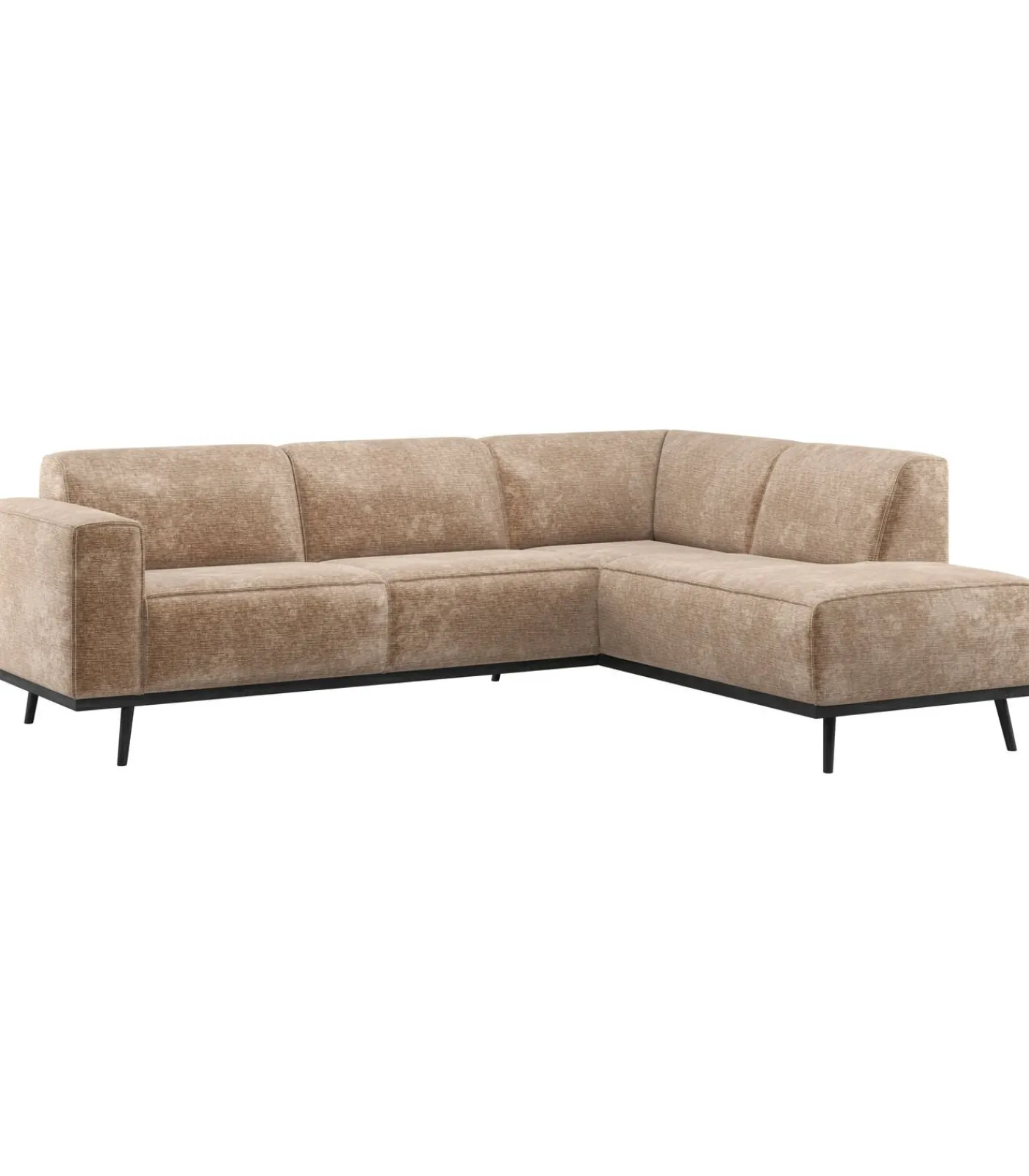 Best Statement Hoekbank Rechts - Chenille - Velvet Taupe Zetels