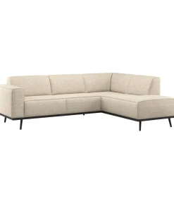 Sale Statement Hoekbank Rechts - Polyester - Beige Melange Zetels