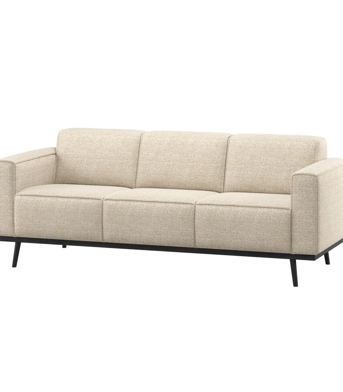 Best Statement 3-Zits Bank 230 cm - Polyester - Beige Melange Zetels