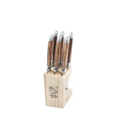 Hot Steakmessen Premium Line Dark Wood - 6 stuks Bestek