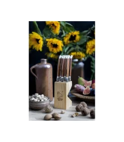 Hot Steakmessen Premium Line Dark Wood - 6 stuks Bestek