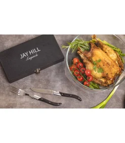 New Steakvorken Laguiole - Zwart - 6 Stuks Bestek