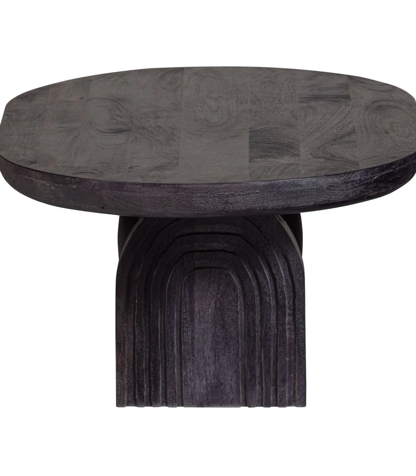 WOOOD Steppe Salontafel - Mango Hout - Zwart - 38x110x72