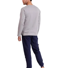 New Stitch Pyjama-outfit broek top lange mouwen 626 Disney Heren Pyjama's