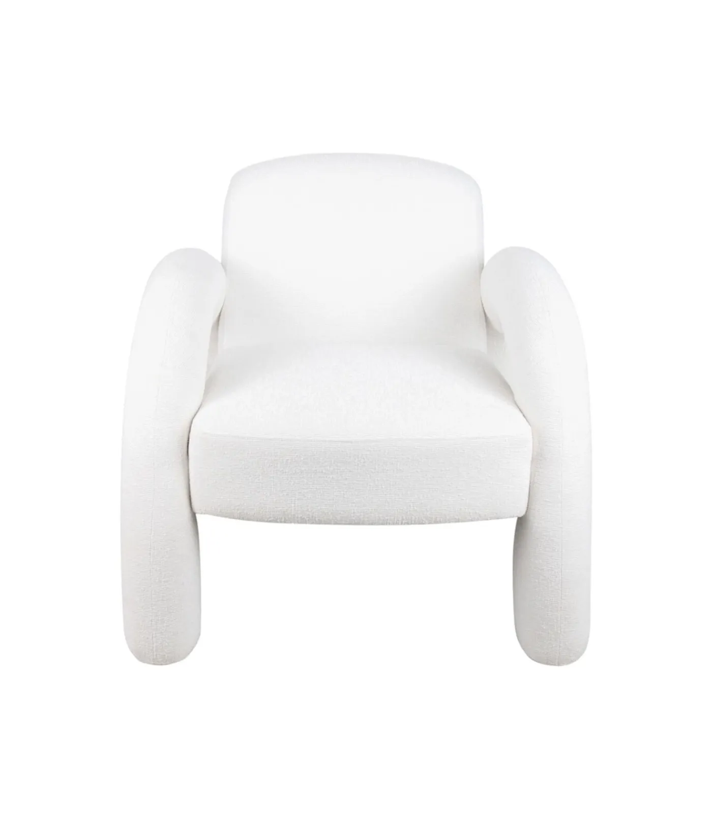 Online Stoel Brazo Melange - Wit - 88x74x74cm Stoelen