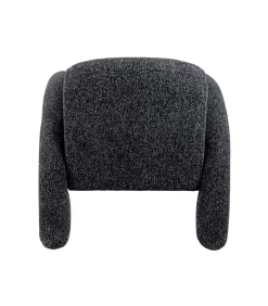 Leitmotiv Stoel Brazo Melange - Zwart - 88x74x74cm