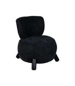 Leitmotiv Stoel Busto - Zwart - 74x74x74cm