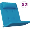 Online Stoelkussens 2 st Adirondack oxford stof lichtblauw Zetels