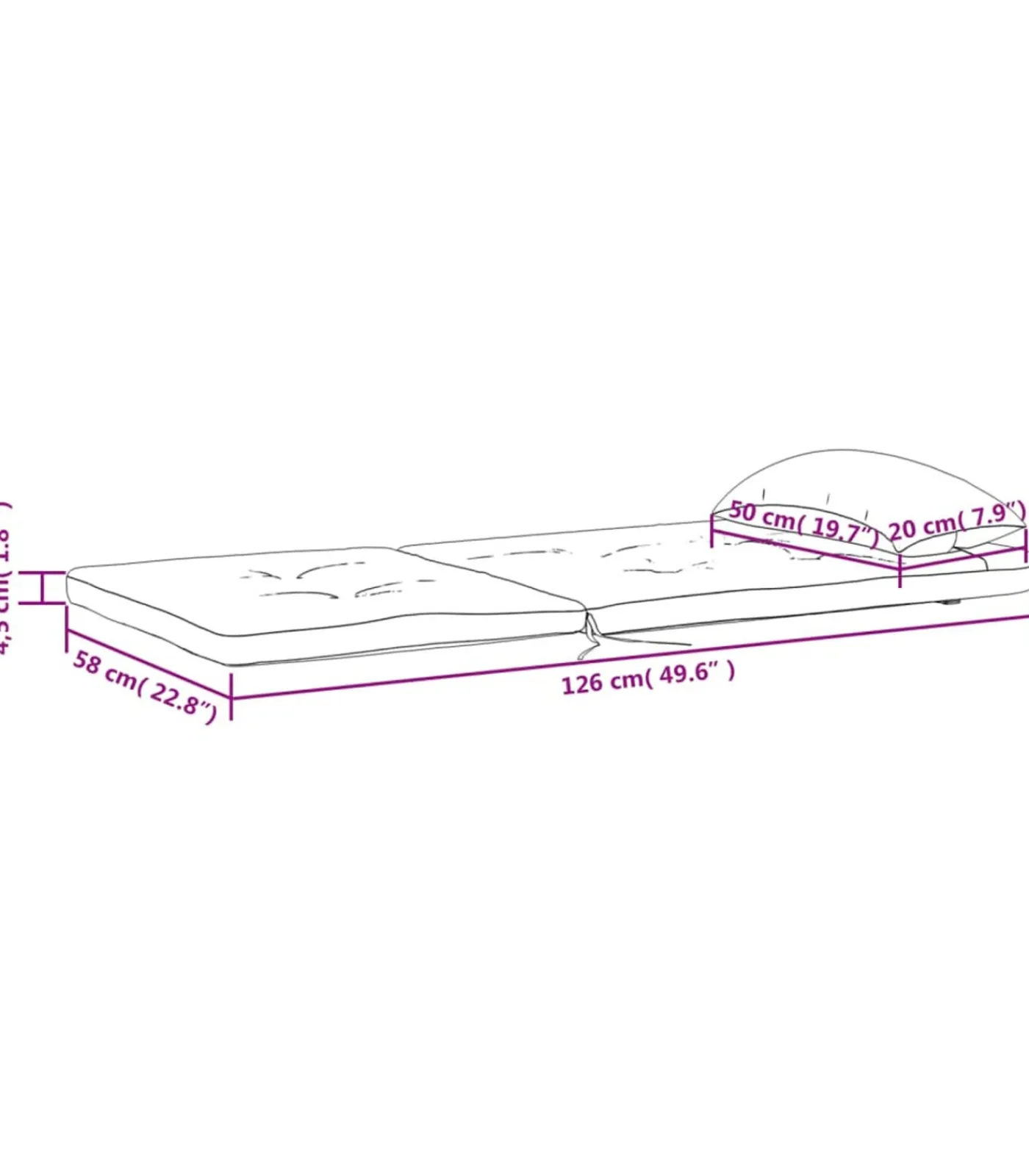 Online Stoelkussens 2 st Adirondack oxford stof lichtblauw Zetels