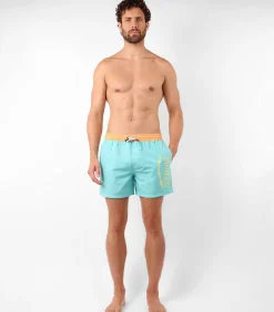 Discount Strand korte stretch grafische print BEACHBREAK Heren Badmode