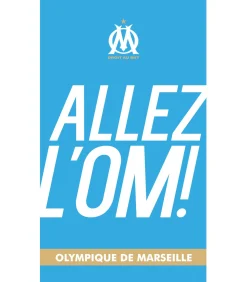 Strandlaken met fluwelen opdruk 100% katoen, OM ALLEZ Handdoeken