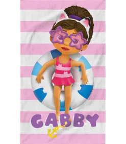 Matt & Rose Strandlaken met print, 100% katoen, GABBY'S POPPENHUIS