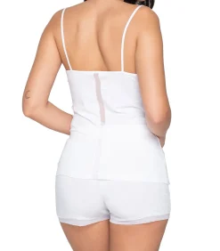 DAMES LUNA Strapless hemdje Cotton Touch