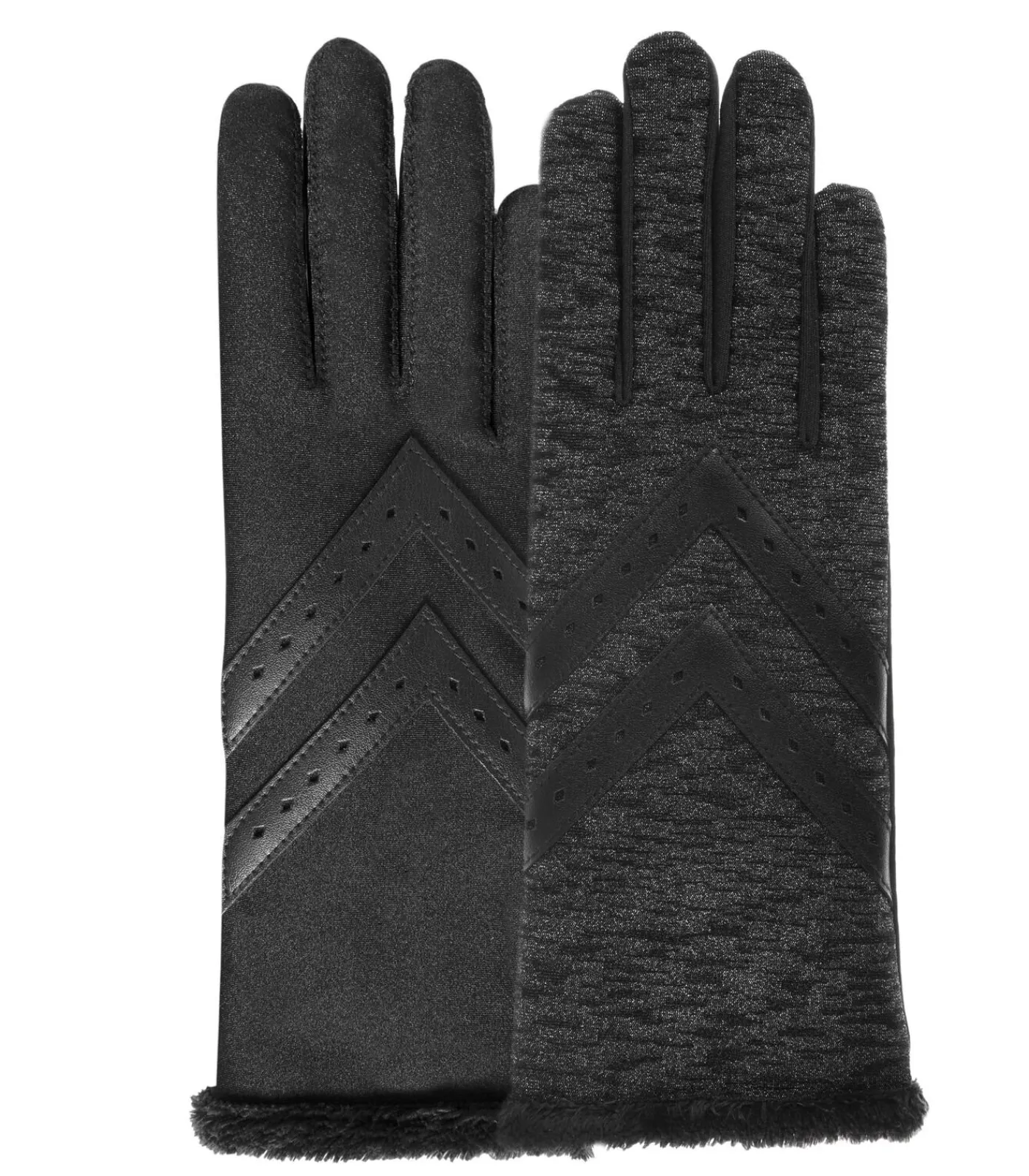 Best Stretch dameshandschoenen Bedrukt grijs/zwart DAMES Handschoenen