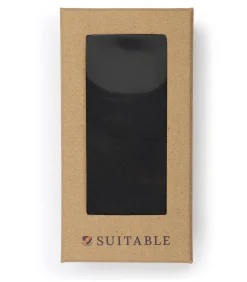 Heren Suitable Strik Zijde Zwart