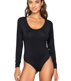 DAMES LUNA Stringbody met lange mouwen MICRO TOUCH COMFORT