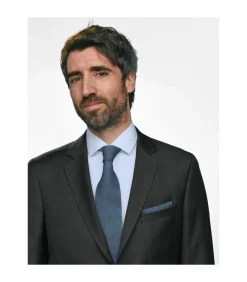 Heren Shirts & co Stropdas softtouch denim blauw