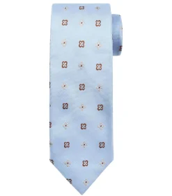 Online Stropdas Zijde Bloem Blauw Heren Kostuums & Blazers