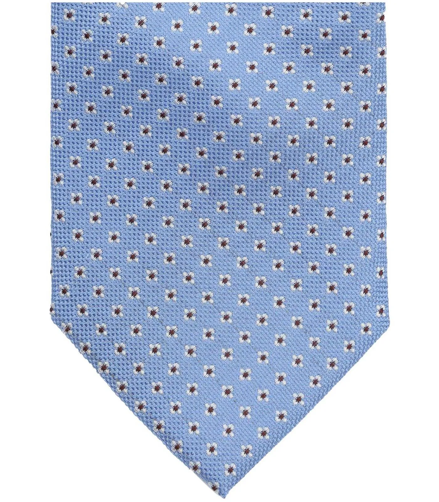 Heren Suitable Stropdas Zijde Bloem Blauw