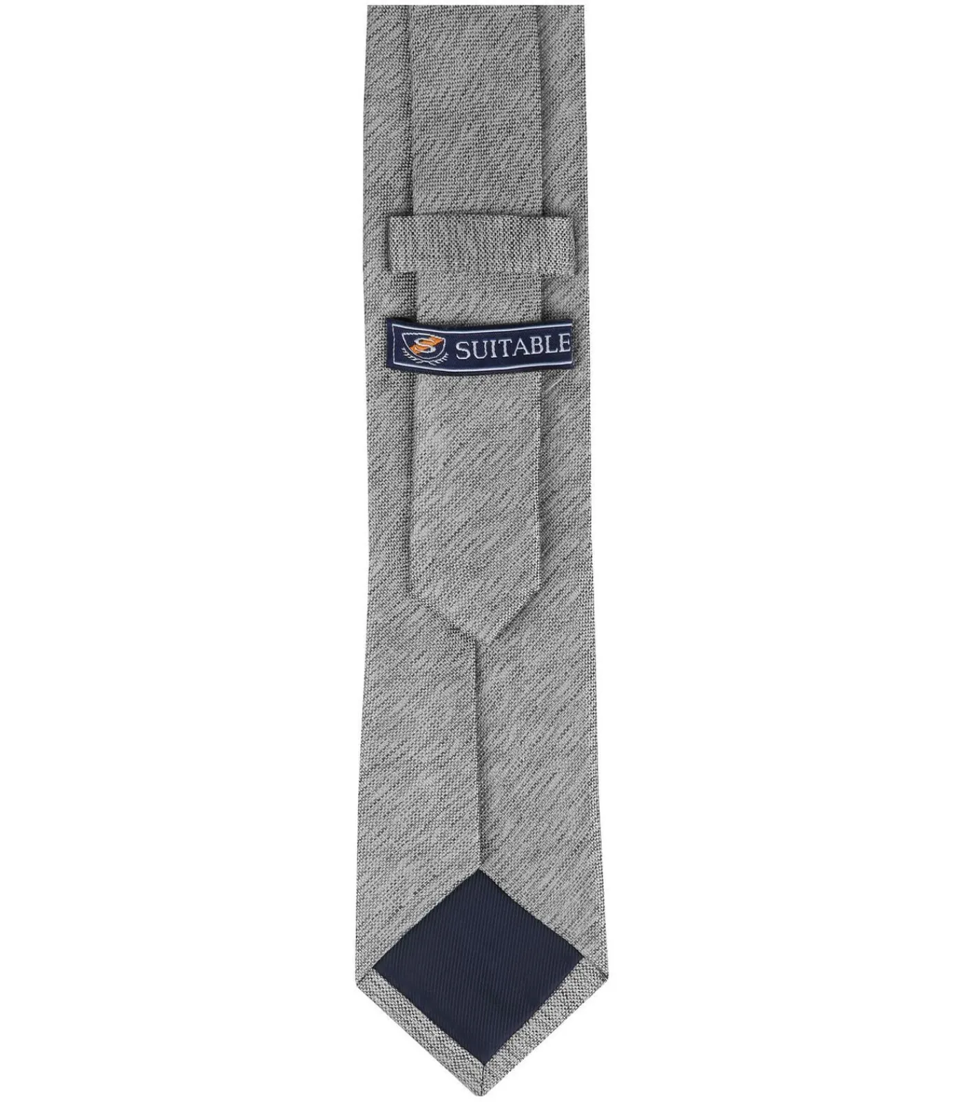 Heren Suitable Stropdas Zijde Grijs K82-1