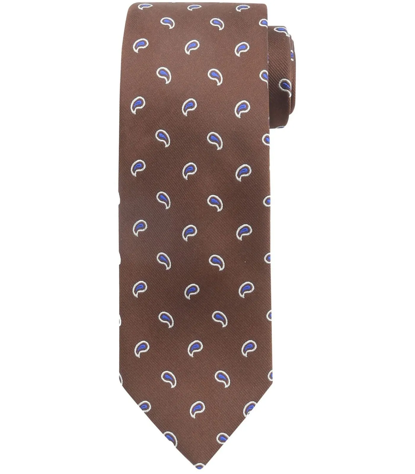 Sale Stropdas Zijde Paisley Bruin Heren Kostuums & Blazers