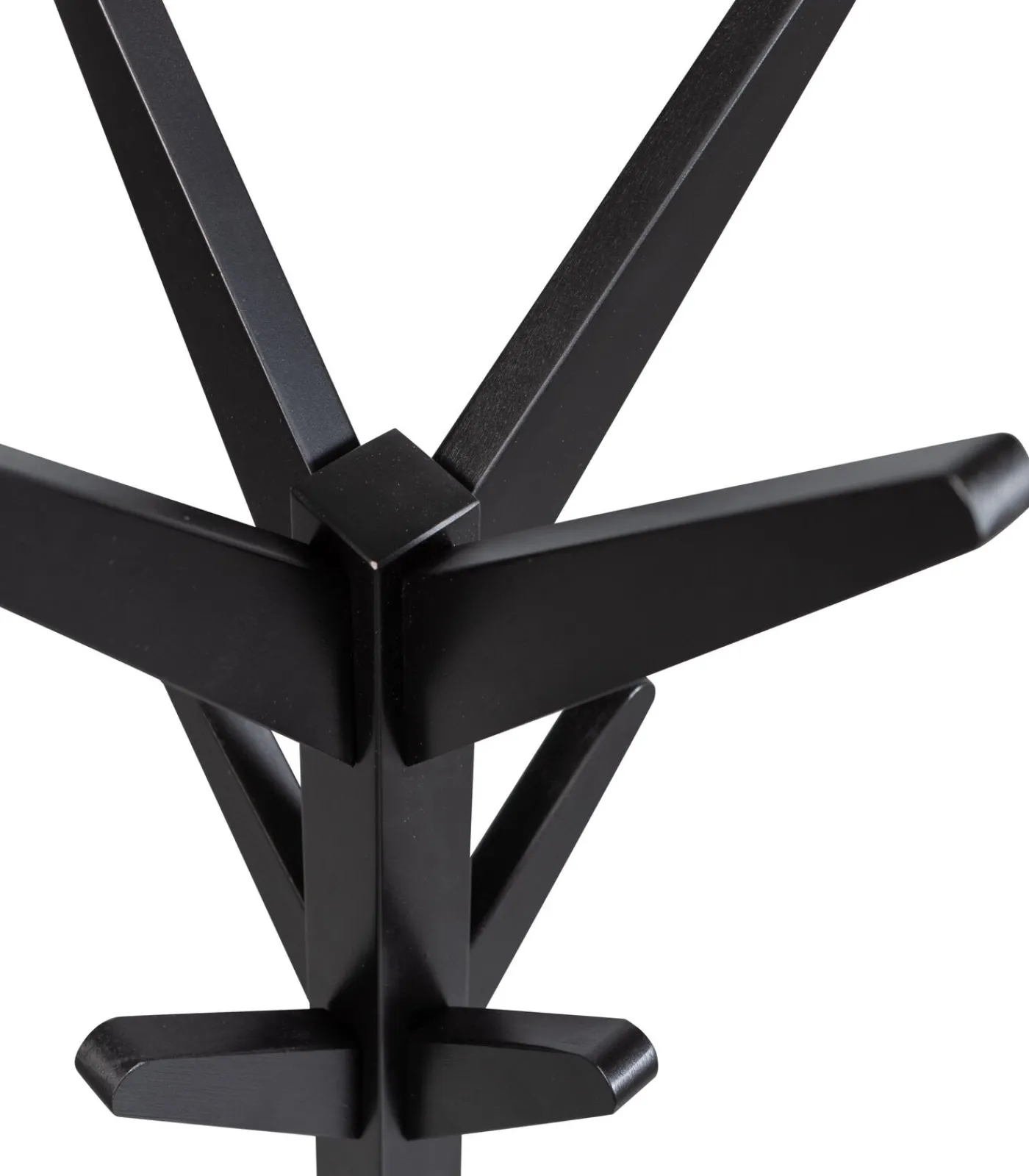 WOOOD Studio Staande Kapstok - Berken - Zwart - 178x45x45