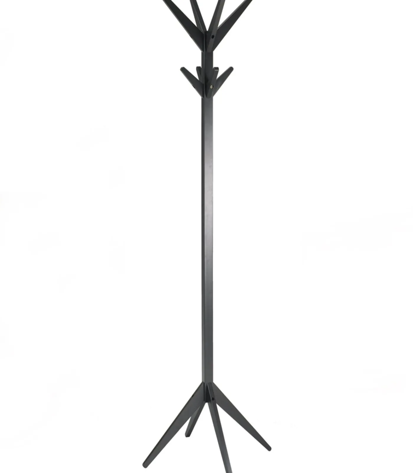 WOOOD Studio Staande Kapstok - Berken - Zwart - 178x45x45