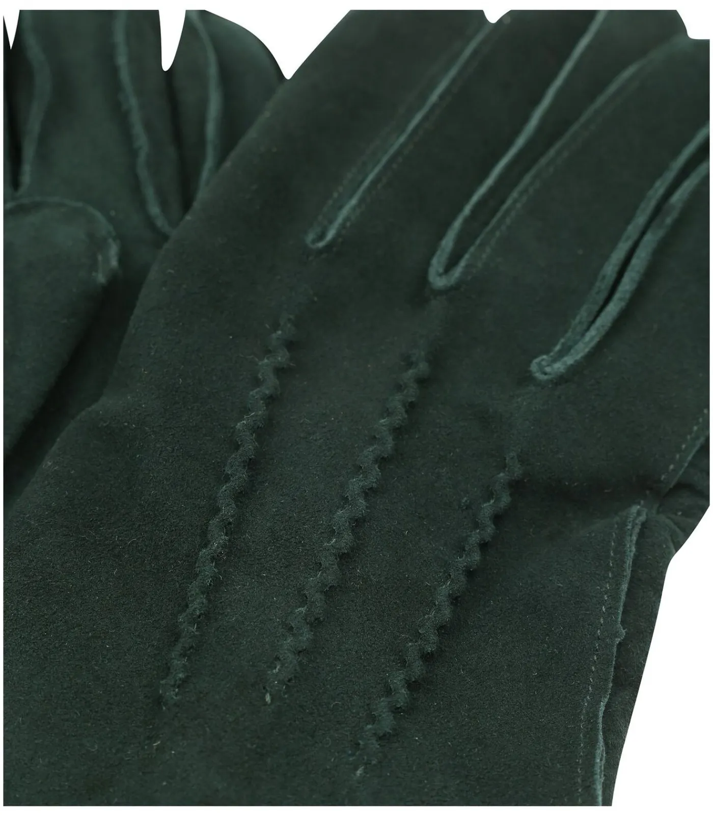 Heren Suitable Suede Handschoen Donkergroen