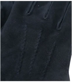 Heren Suitable Suede Handschoen Navy