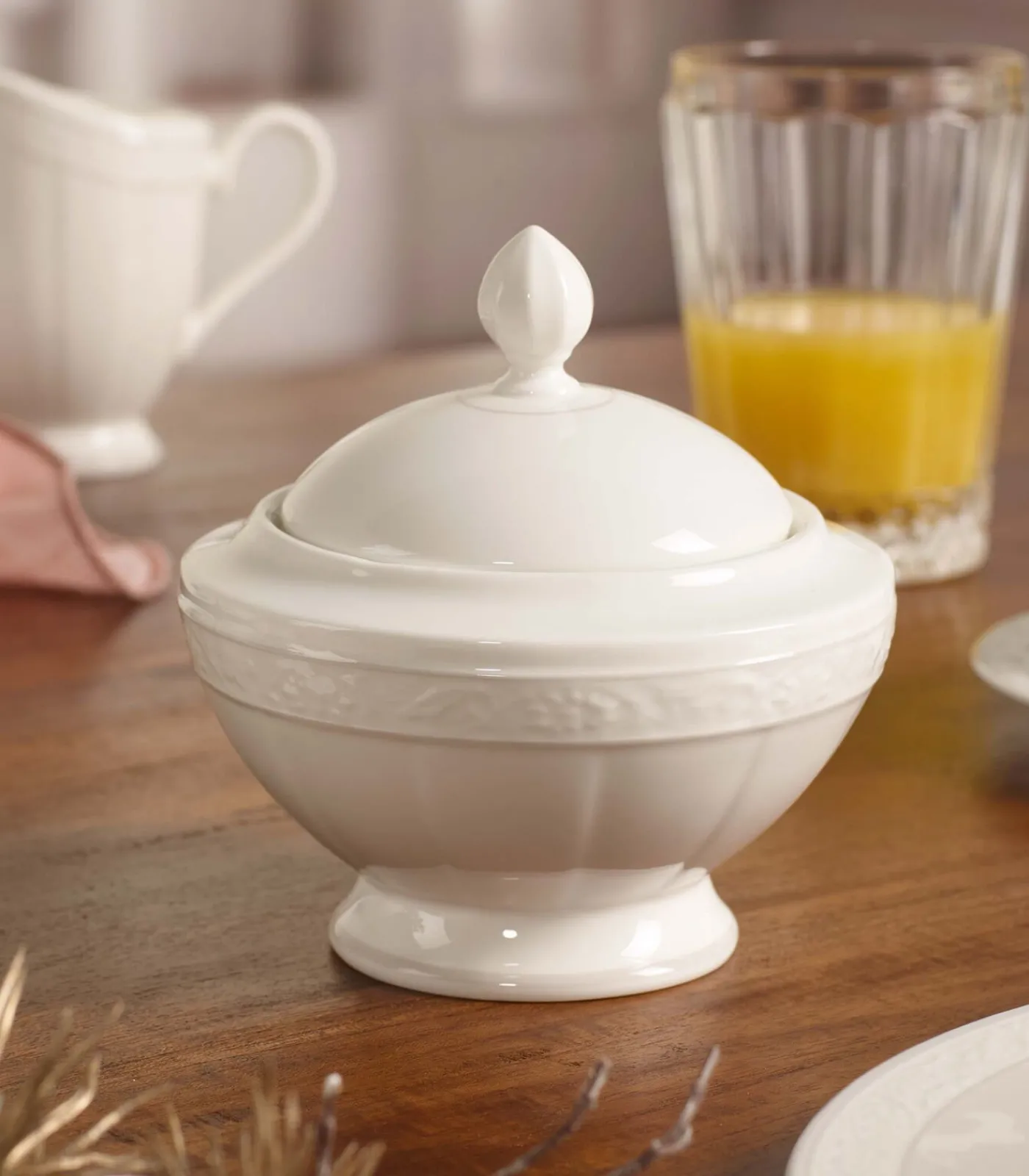 Suikerpot 6-pers. Gray Pearl Tafelgerei