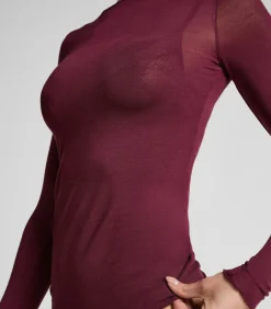 Hot super soft Boothals shirt met Cashmere DAMES Nachtmode