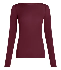 Hot super soft Boothals shirt met Cashmere DAMES Nachtmode