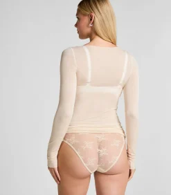 DAMES Hunkemöller super soft Boothals shirt met Cashmere