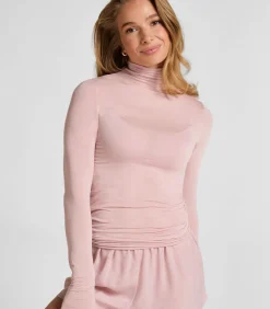 Sale super soft Turtleneck shirt met Cashmere DAMES Nachtmode