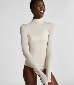 Discount super soft Turtleneck shirt met Cashmere DAMES Nachtmode