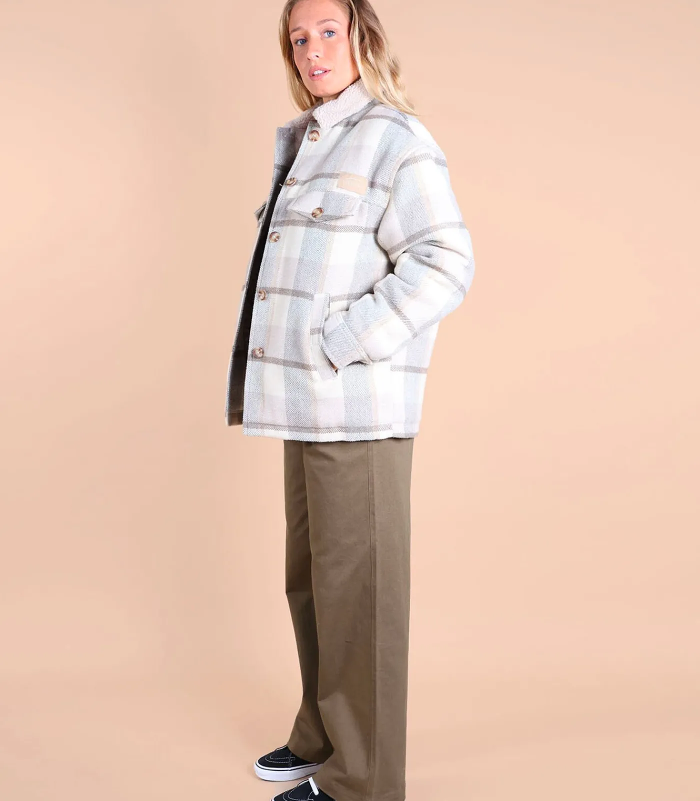 DAMES Oxbow Surchemise doublée Sherpa LOGGER