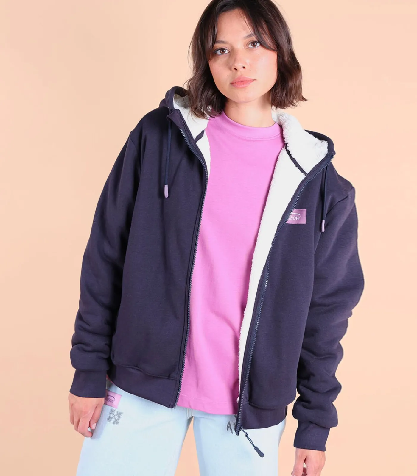 DAMES Oxbow Sweat capuche doublé sherpa SWIPS