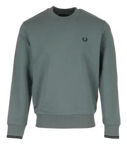 Heren Fred Perry Sweat Crew Neck