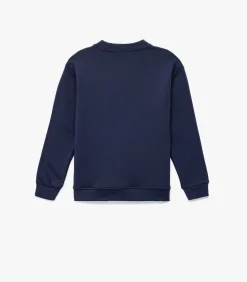 Sweatshirt Kind Ronde Hals Dino Print Blauw Kinderen Truien & Vesten