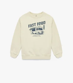 Best Sweatshirt Ronde Hals Bedrukt Lange Mouwen Katoen Kind Kinderen Truien & Vesten