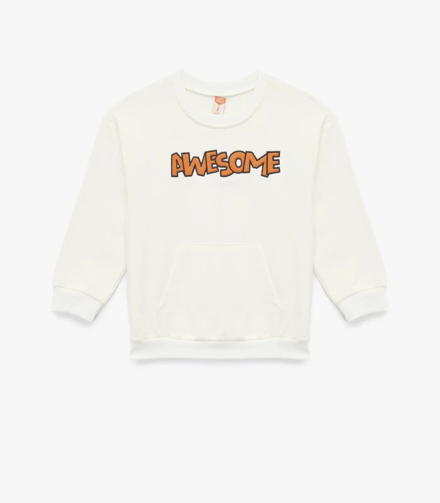 Sale Sweatshirt Ronde Hals Lange Mouwen Katoen Kinderen Truien & Vesten