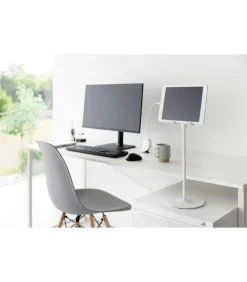 Sale Tablet Standaard - Hoogte Verstelbaar - Smart - Wit Organiseren