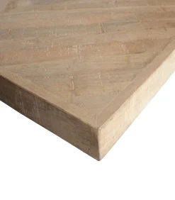 WOOOD Tablo Tafelblad - Mango Visgraat - Wash - 5,5x200x90