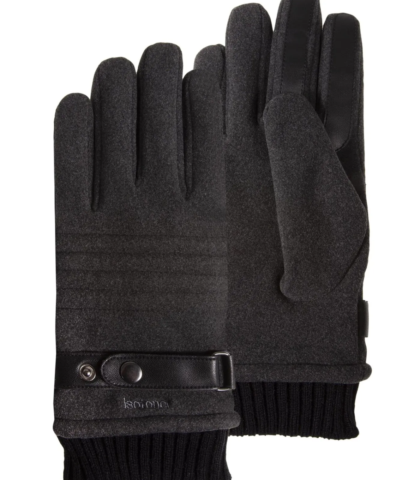 Online Tactiele herenhandschoenen SmarTouch Grijs Heren Handschoenen