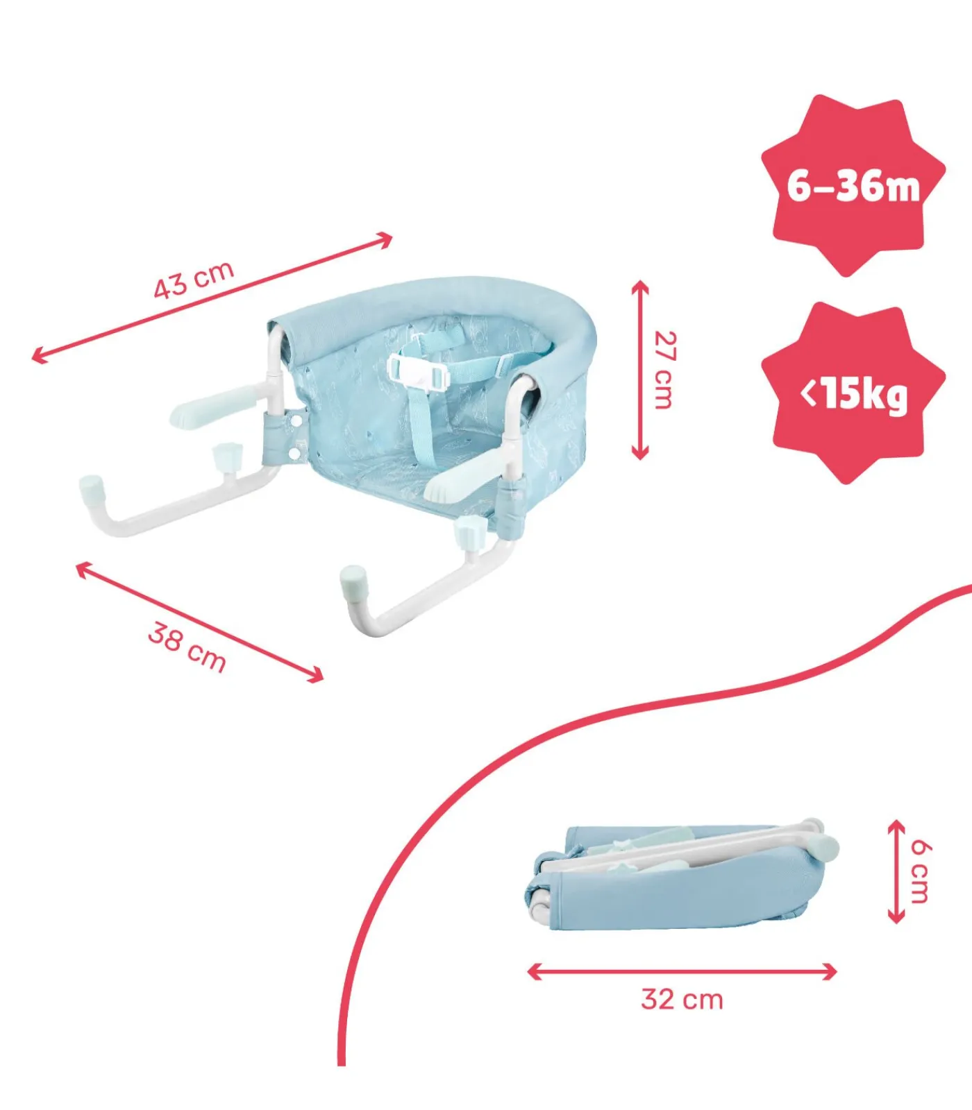 Kinderen BADABULLE Tafel stoel